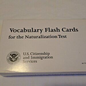 USCIS Vocabulary Flash Cards for the Naturalization Test – Official Study  Set